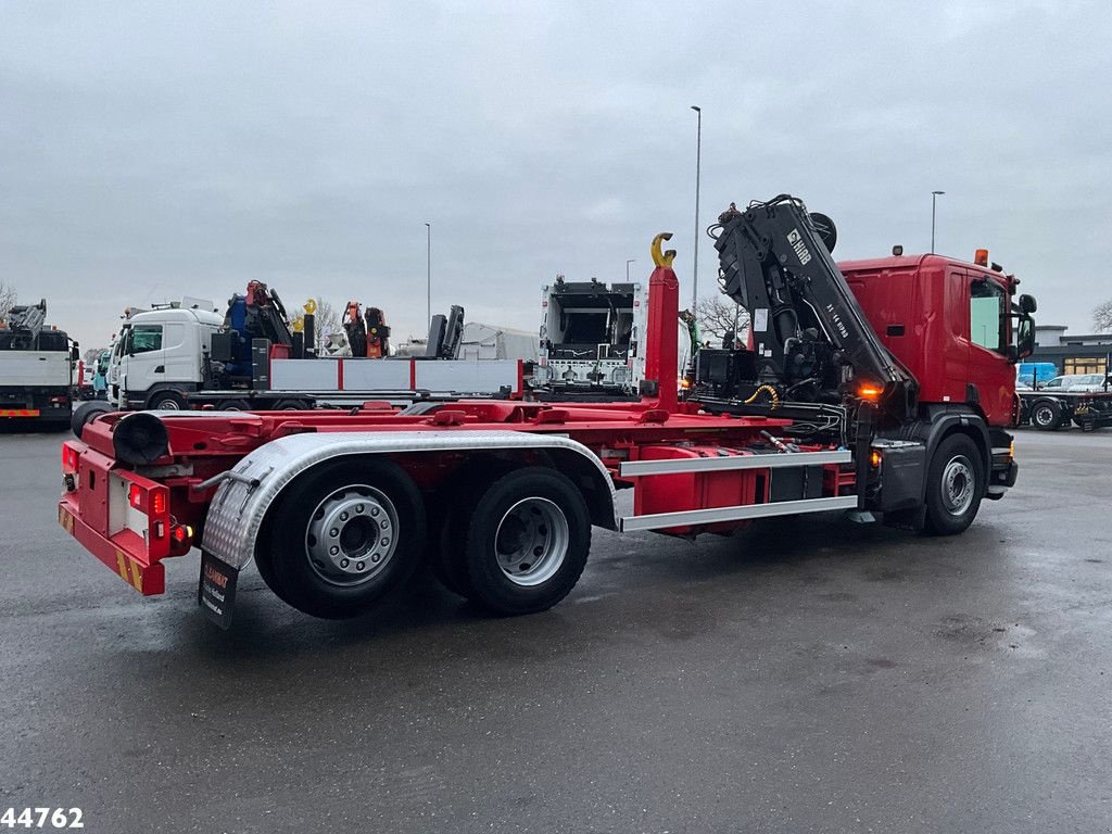 Abrollcontainer des Typs Scania P 320 Euro 6 Hiab 14 Tonmeter laadkraan, Gebrauchtmaschine in ANDELST (Bild 4)