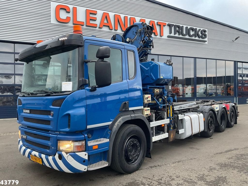 Abrollcontainer от тип Scania P 360 8x2 Hiab 21 Tonmeter laadkraan, Gebrauchtmaschine в ANDELST (Снимка 7)