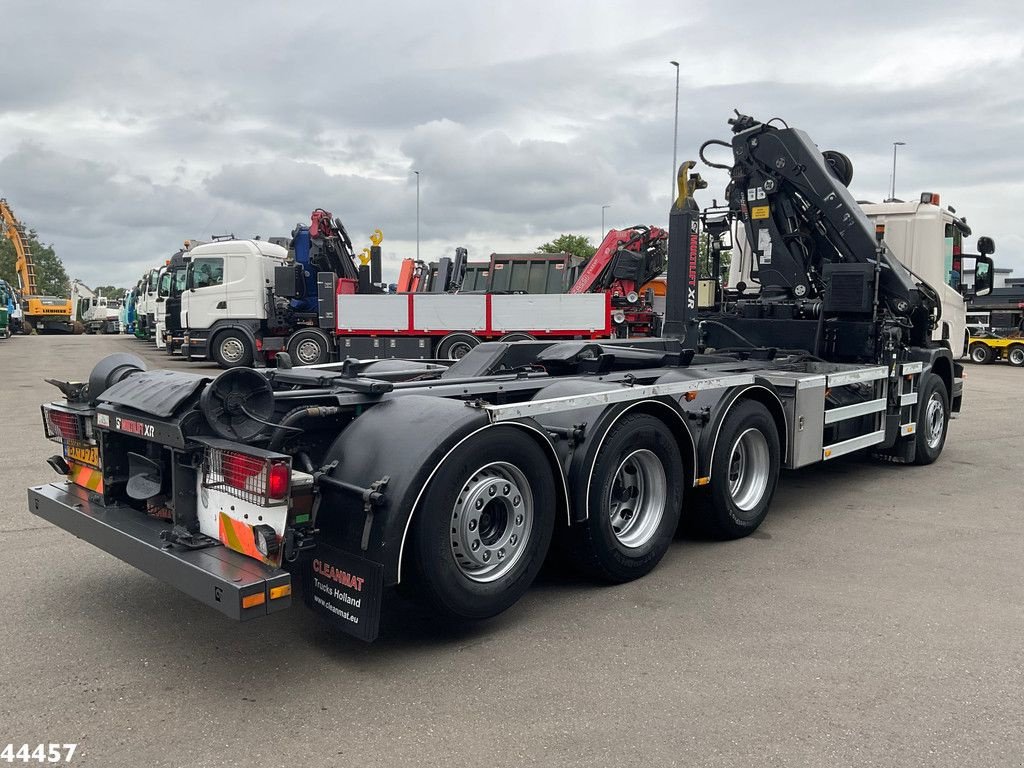 Abrollcontainer typu Scania P 360 8x4 Euro 5 Hiab 21 Tonmeter laadkraan, Gebrauchtmaschine w ANDELST (Zdjęcie 4)