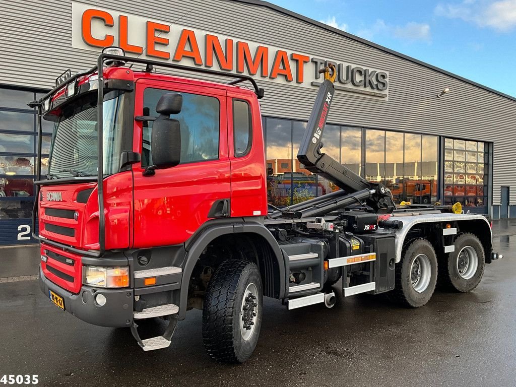 Abrollcontainer des Typs Scania P 360 B 6x6 HHZ Multilift 21 Ton haakarmsysteem Just 23.982 km!, Gebrauchtmaschine in ANDELST (Bild 1)