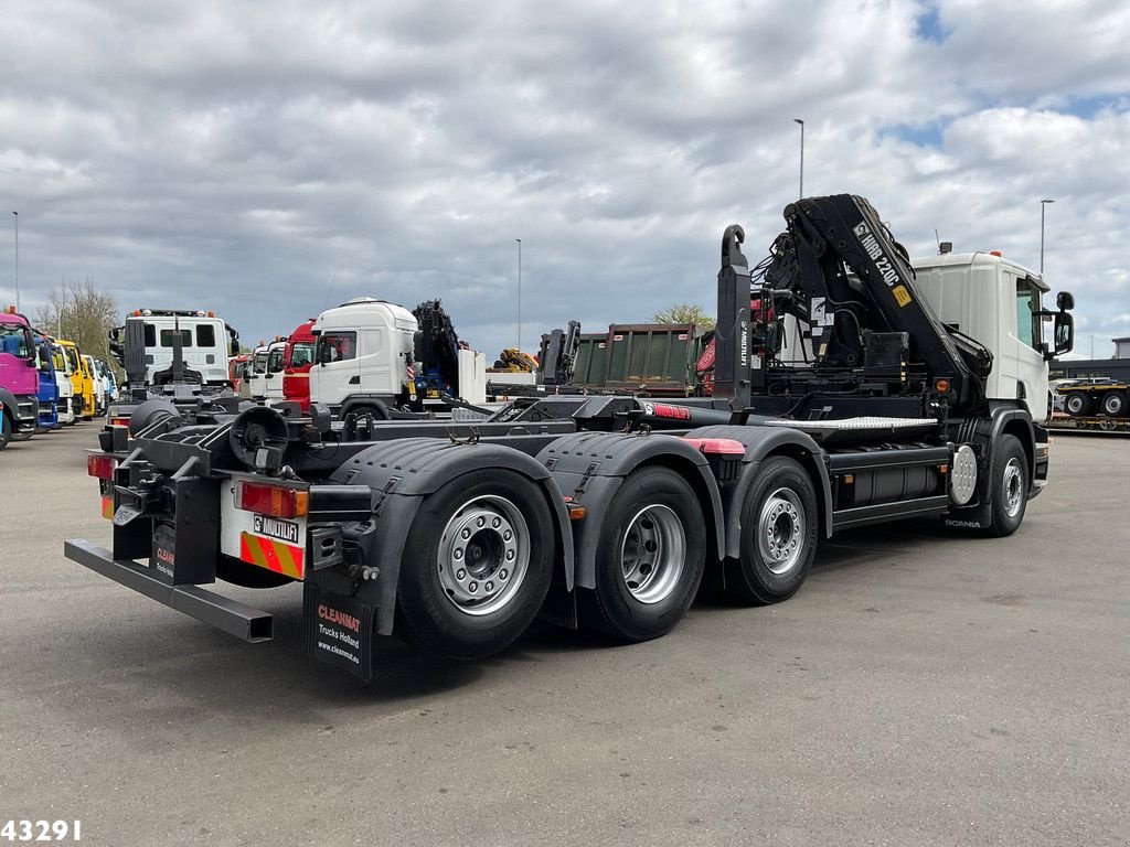 Abrollcontainer of the type Scania P 380 8x2 Hiab 22 Tonmeter laadkraan, Gebrauchtmaschine in ANDELST (Picture 5)