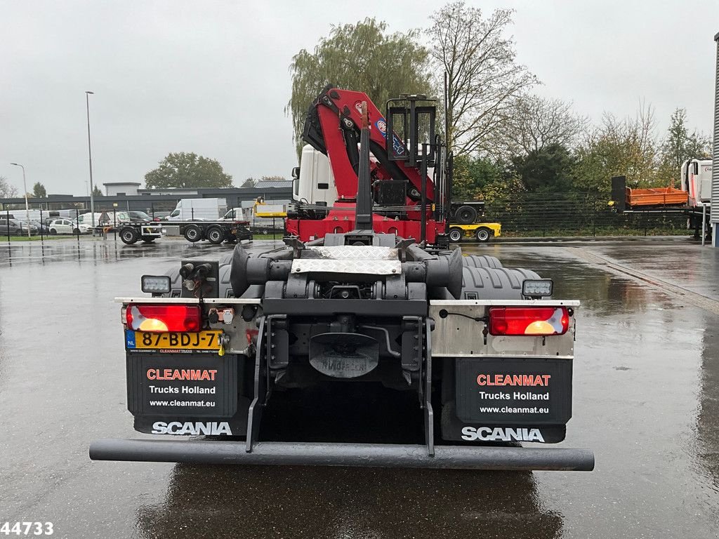 Abrollcontainer van het type Scania P 410 6x2 Euro 6 HMF 26 Tonmeter laadkraan, Gebrauchtmaschine in ANDELST (Foto 4)