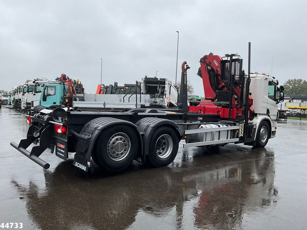 Abrollcontainer a típus Scania P 410 6x2 Euro 6 HMF 26 Tonmeter laadkraan, Gebrauchtmaschine ekkor: ANDELST (Kép 5)