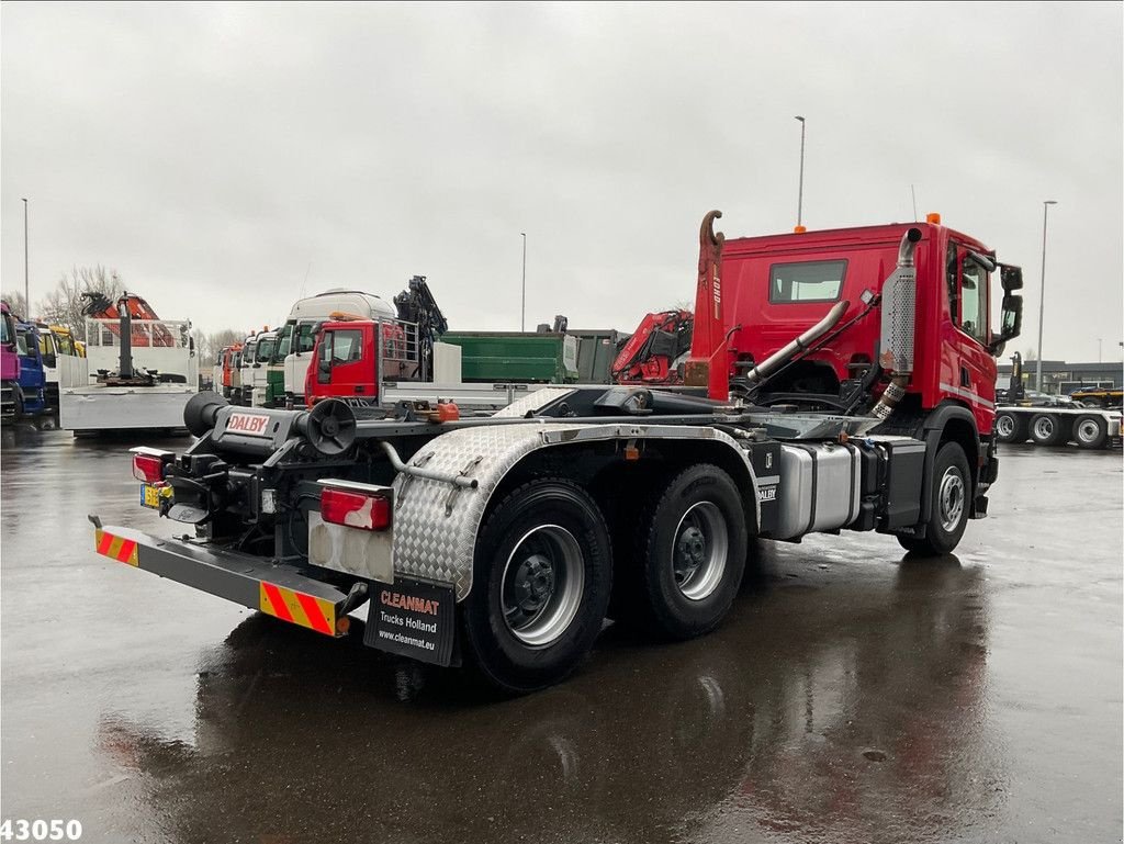 Abrollcontainer du type Scania P 450 XT 6x4 Full steel haakarmsysteem, Gebrauchtmaschine en ANDELST (Photo 5)