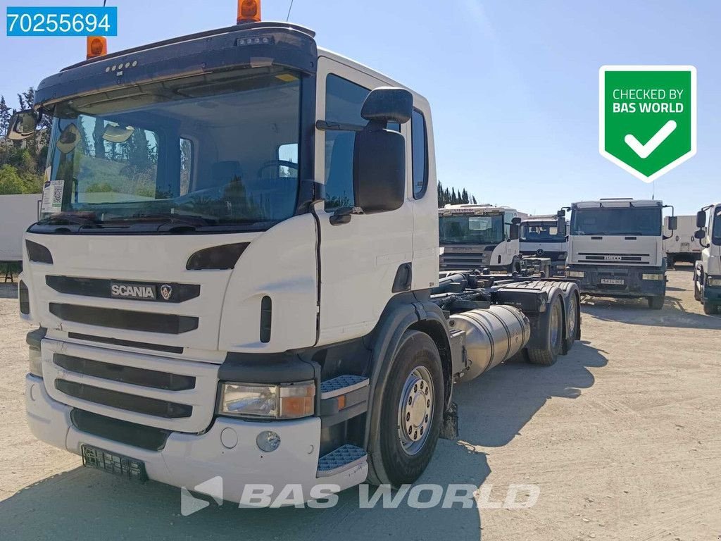 Abrollcontainer типа Scania P310 6X2 LNG Hiab XR21Z61 Retarder Lift+Lenkachse EEV, Gebrauchtmaschine в Veghel (Фотография 1)