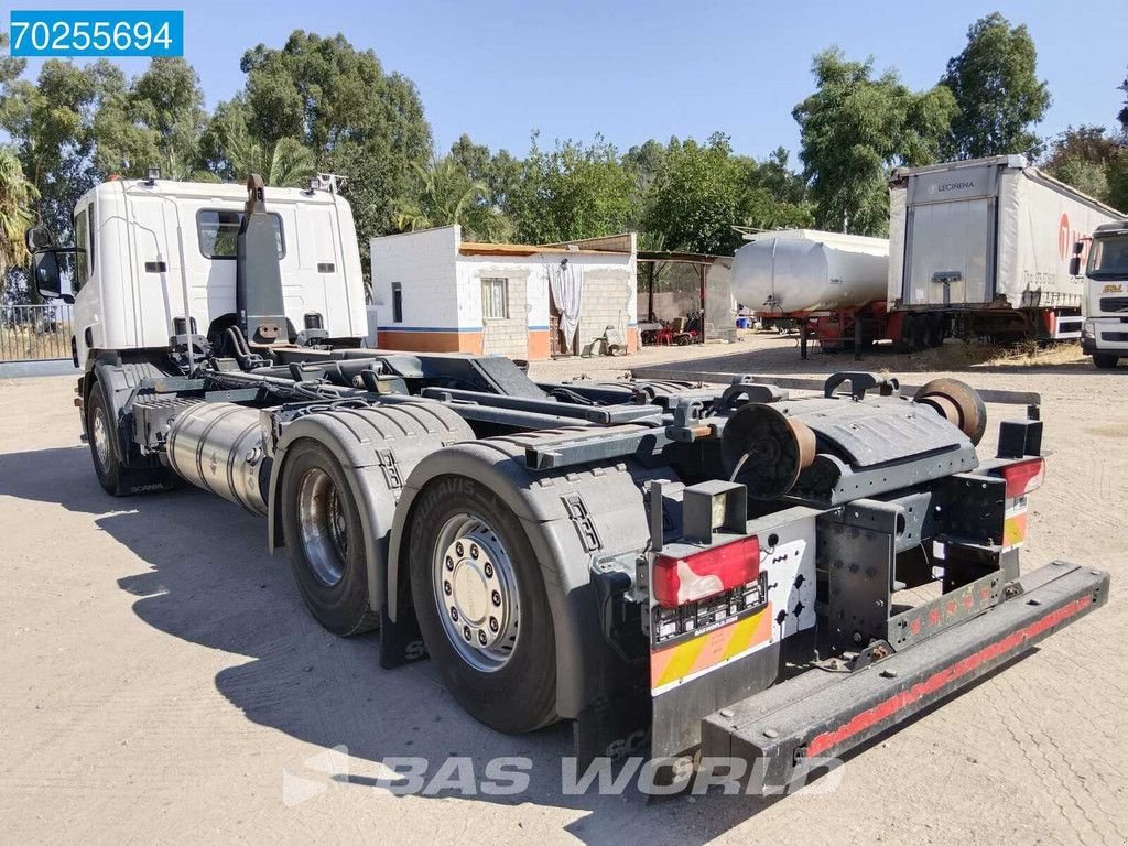 Abrollcontainer Türe ait Scania P310 6X2 LNG Hiab XR21Z61 Retarder Lift+Lenkachse EEV, Gebrauchtmaschine içinde Veghel (resim 2)