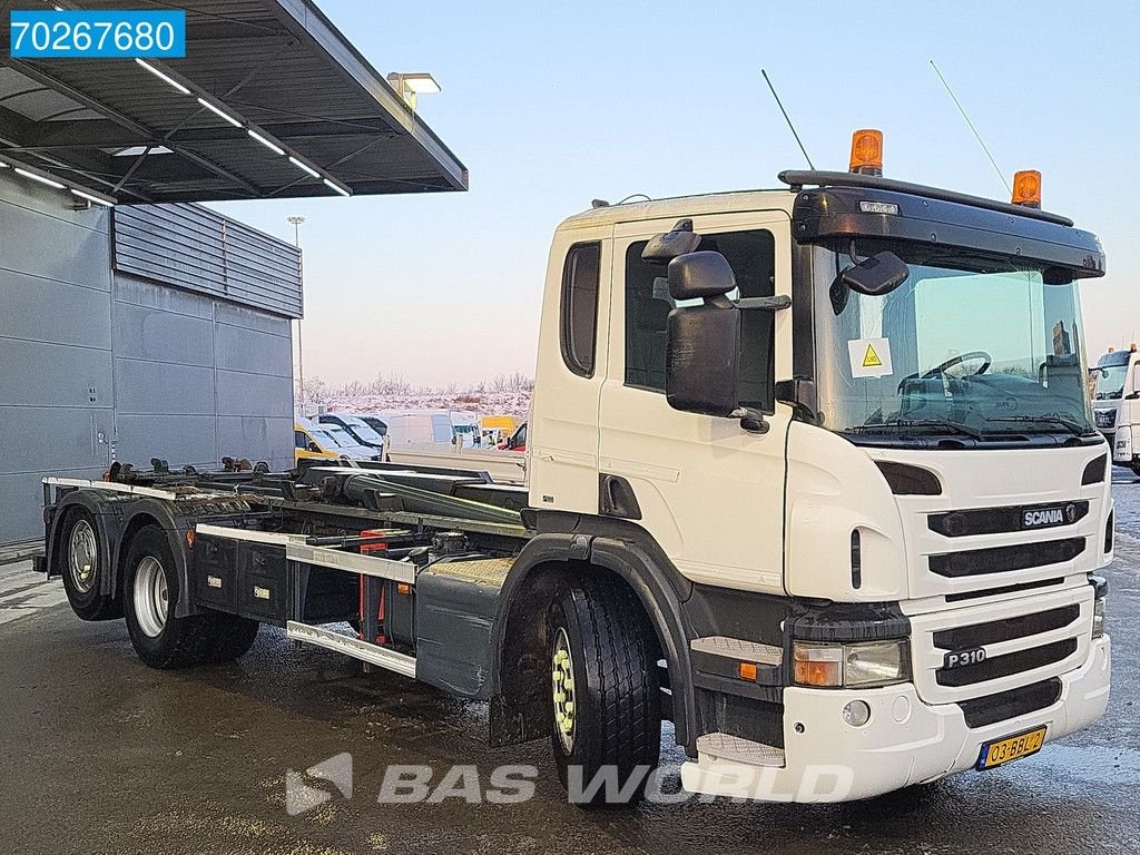 Abrollcontainer des Typs Scania P310 6X2 LNG! NL-Truck 21T Hiab XR21Z61 Retarder Lift-Lenkachse, Gebrauchtmaschine in Veghel (Bild 8)