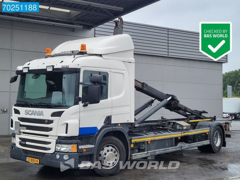 Abrollcontainer a típus Scania P360 4X2 NL-Truck 21Tons Palfinger Hook Navi Retarder Euro 5, Gebrauchtmaschine ekkor: Veghel (Kép 1)