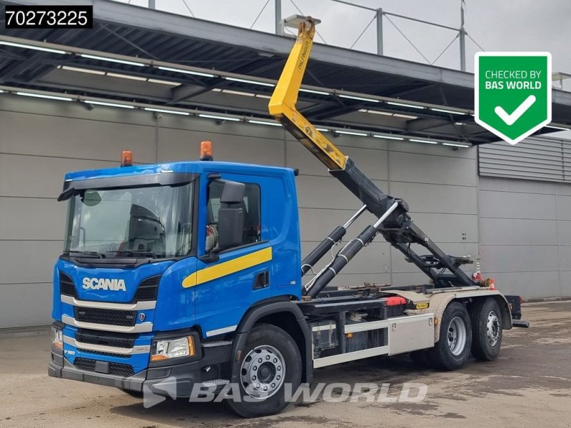 Abrollcontainer del tipo Scania P360 6X2 Palfinger 20tons Automatic Lift+Lenkachse Euro 6, Gebrauchtmaschine In Veghel (Immagine 1)