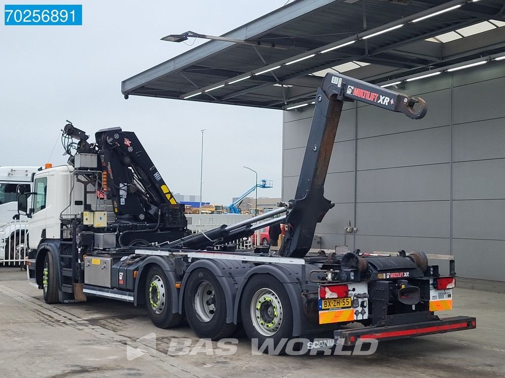 Abrollcontainer des Typs Scania P360 8X2 NL-Truck Hiab 211 E-3 Hipro Lift+Lenkachse Euro 5, Gebrauchtmaschine in Veghel (Bild 5)