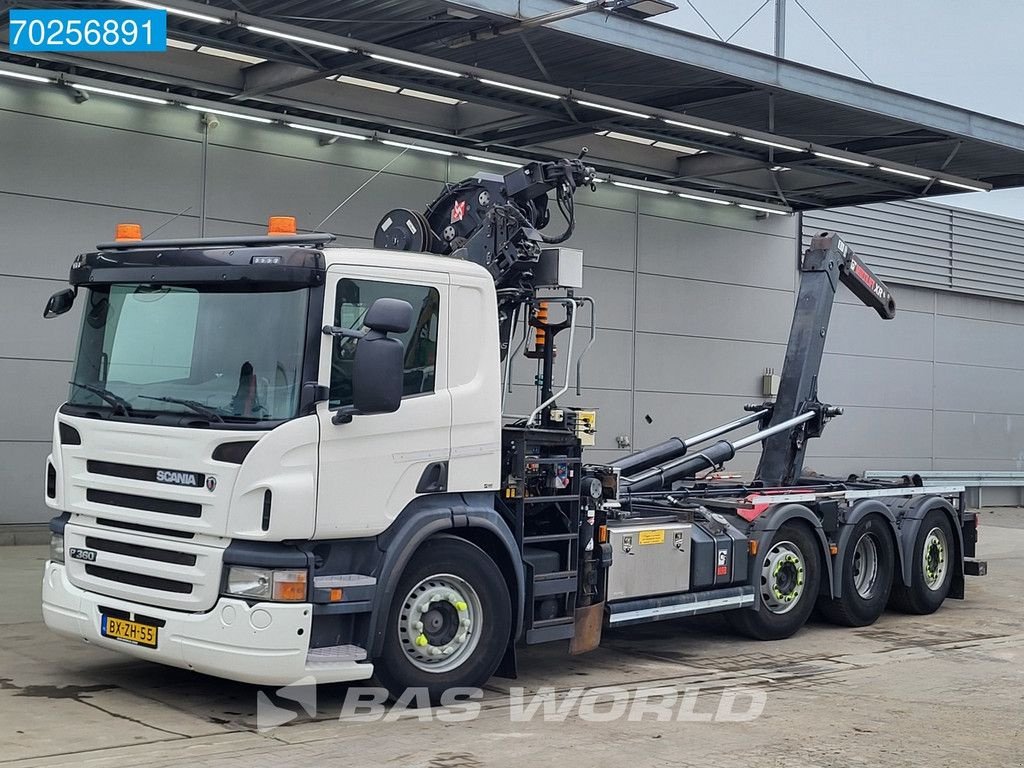 Abrollcontainer a típus Scania P360 8X2 NL-Truck Hiab 211 E-3 Hipro Lift+Lenkachse Euro 5, Gebrauchtmaschine ekkor: Veghel (Kép 3)