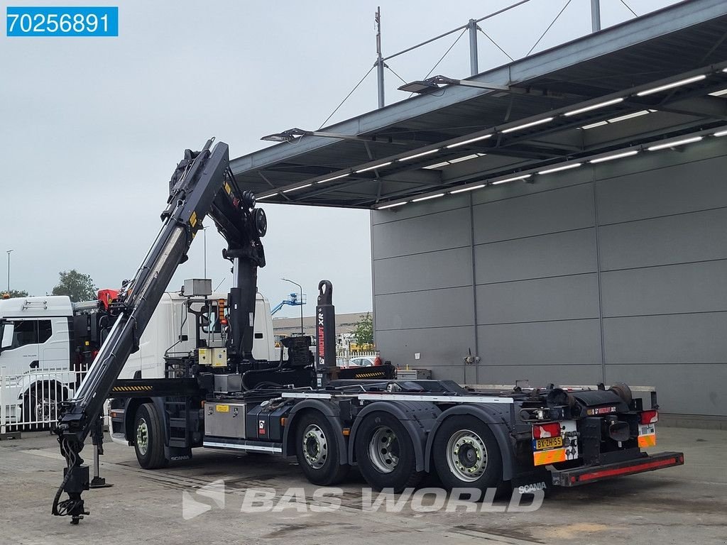 Abrollcontainer des Typs Scania P360 8X2 NL-Truck Hiab 211 E-3 Hipro Lift+Lenkachse Euro 5, Gebrauchtmaschine in Veghel (Bild 8)