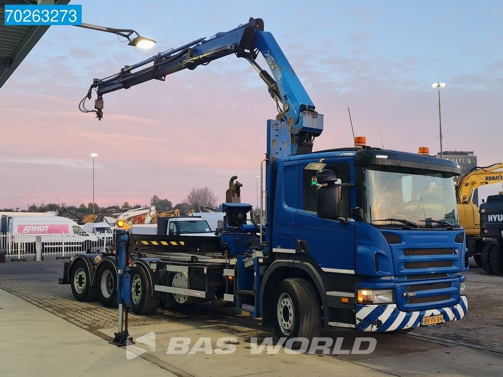 Abrollcontainer Türe ait Scania P380 8X2 NL-Truck Hiab 211 E-3 Hipro Kran VDL 20t Euro 5, Gebrauchtmaschine içinde Veghel (resim 3)