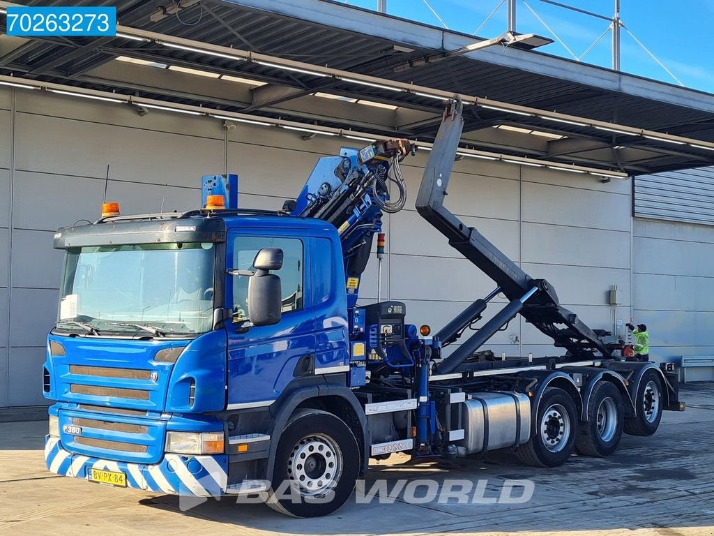 Abrollcontainer del tipo Scania P380 8X2 NL-Truck Hiab 211 E-3 Hipro Kran VDL 20t Euro 5, Gebrauchtmaschine en Veghel (Imagen 5)