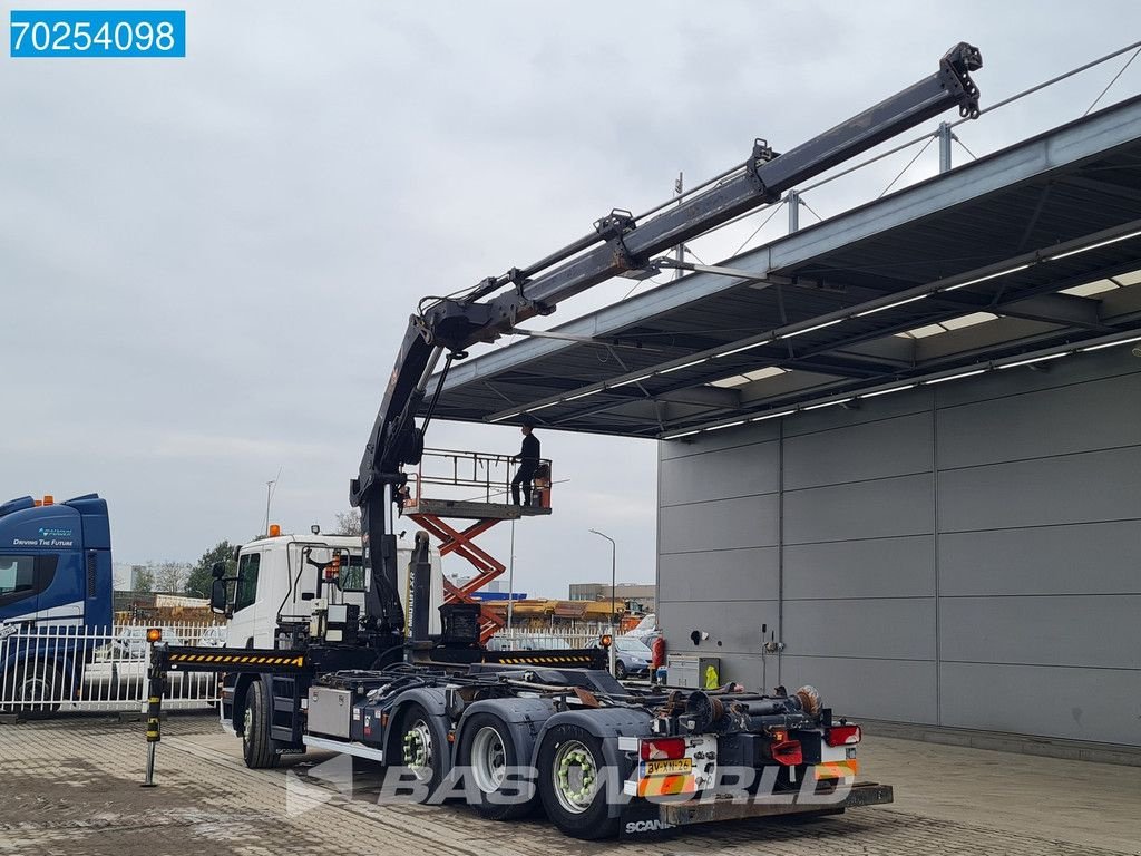 Abrollcontainer van het type Scania P380 8X2 NL-Truck Hiab 211 Hipro Crane Lift+Lenkachse 3-Pedals E, Gebrauchtmaschine in Veghel (Foto 2)