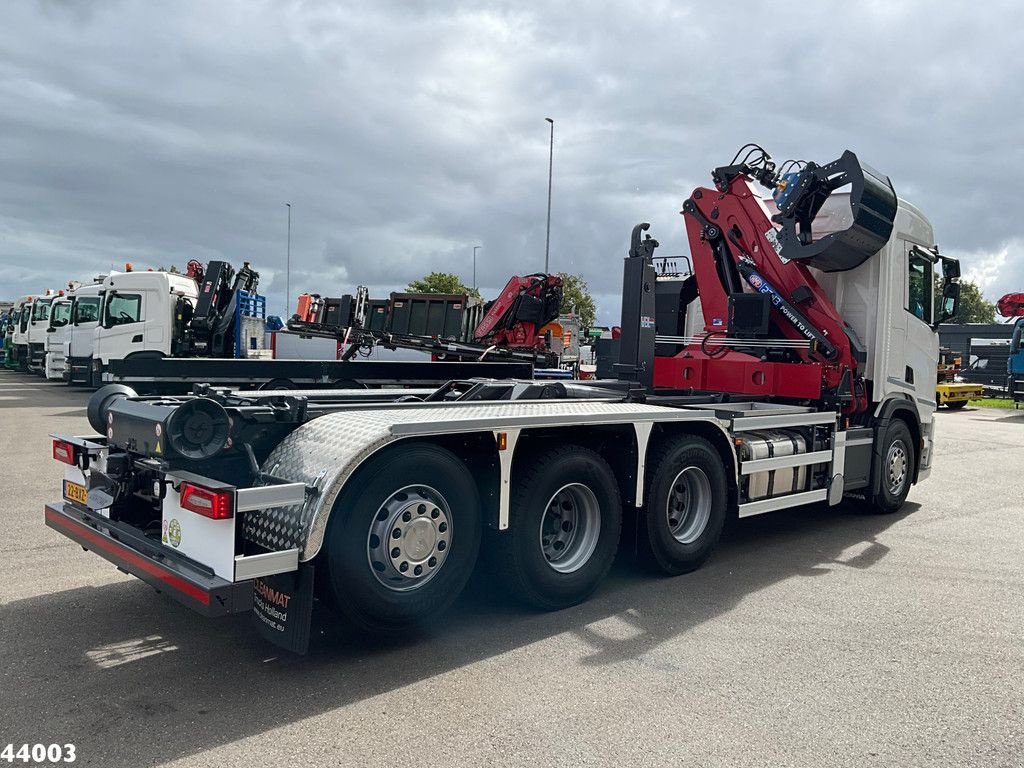 Abrollcontainer van het type Scania R 460 8x4 Euro 6 HMF 22 Tonmeter Z-kraan New and unused!, Neumaschine in ANDELST (Foto 4)