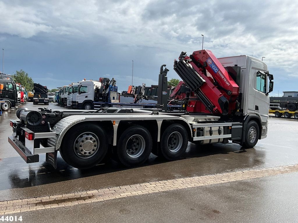 Abrollcontainer des Typs Scania R 460 8x4 Euro 6 HMF 40 Tonmeter laadkraan New and unused!, Gebrauchtmaschine in ANDELST (Bild 5)