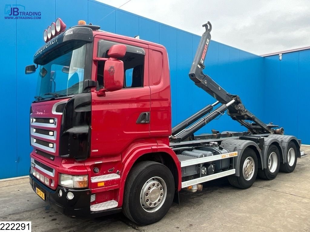 Abrollcontainer van het type Scania R 480 8x2, EURO 5, Multilift, Hydraulic, Gebrauchtmaschine in Ede (Foto 1)