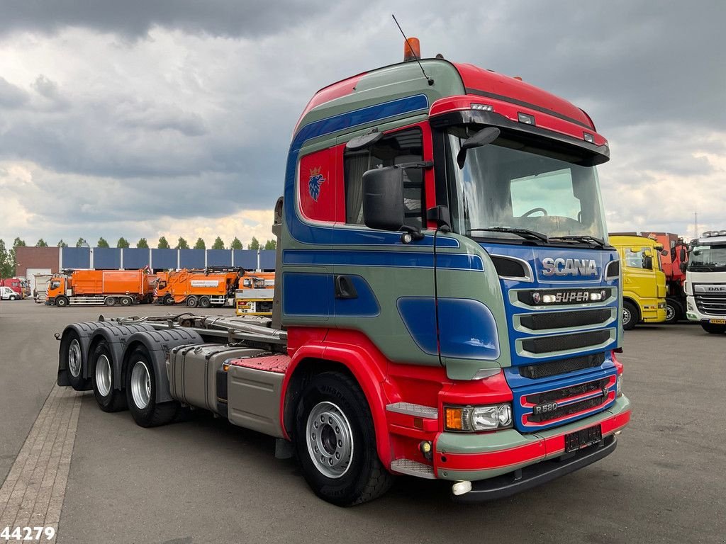 Abrollcontainer tip Scania R 580 Super 8x4 Euro 6 Palfinger 20 Ton haakarmsysteem, Gebrauchtmaschine in ANDELST (Poză 7)