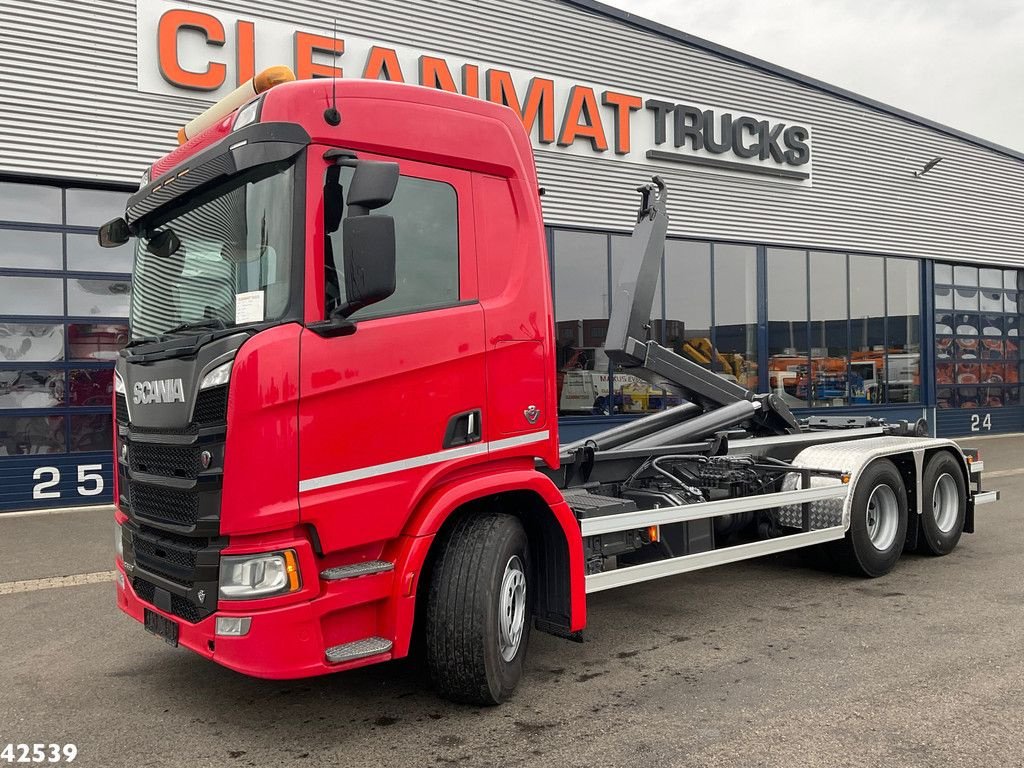 Abrollcontainer tip Scania R 650 V8 Euro 6 VDL 21 Ton haakarmsysteem, Gebrauchtmaschine in ANDELST (Poză 1)