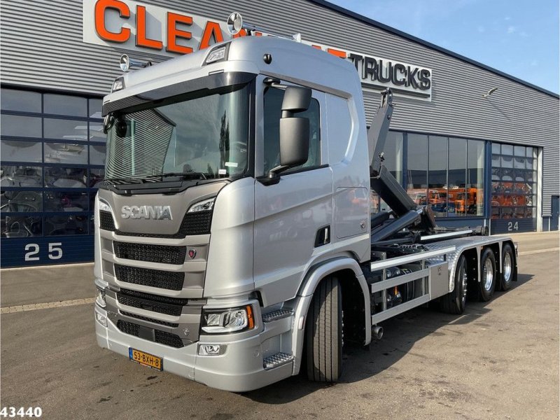 Abrollcontainer Türe ait Scania R 770 V8 Euro 6 Retarder VDL 30 Ton haakarmsysteem NEW AND UNUSE, Neumaschine içinde ANDELST (resim 1)