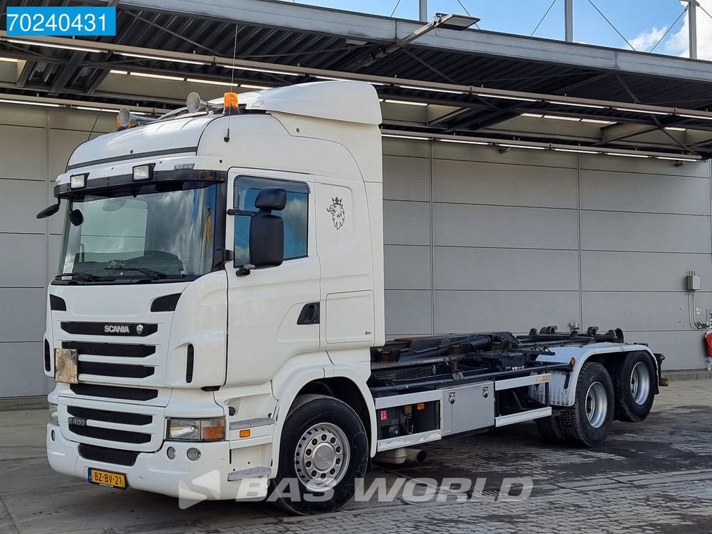 Abrollcontainer van het type Scania R400 6X2 NL-Truck HIAB XR21S61 Liftachse Euro 5, Gebrauchtmaschine in Veghel (Foto 9)