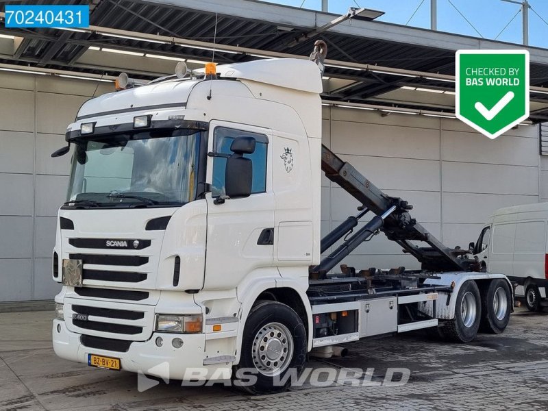 Abrollcontainer Türe ait Scania R400 6X2 NL-Truck HIAB XR21S61 Liftachse Euro 5, Gebrauchtmaschine içinde Veghel (resim 1)