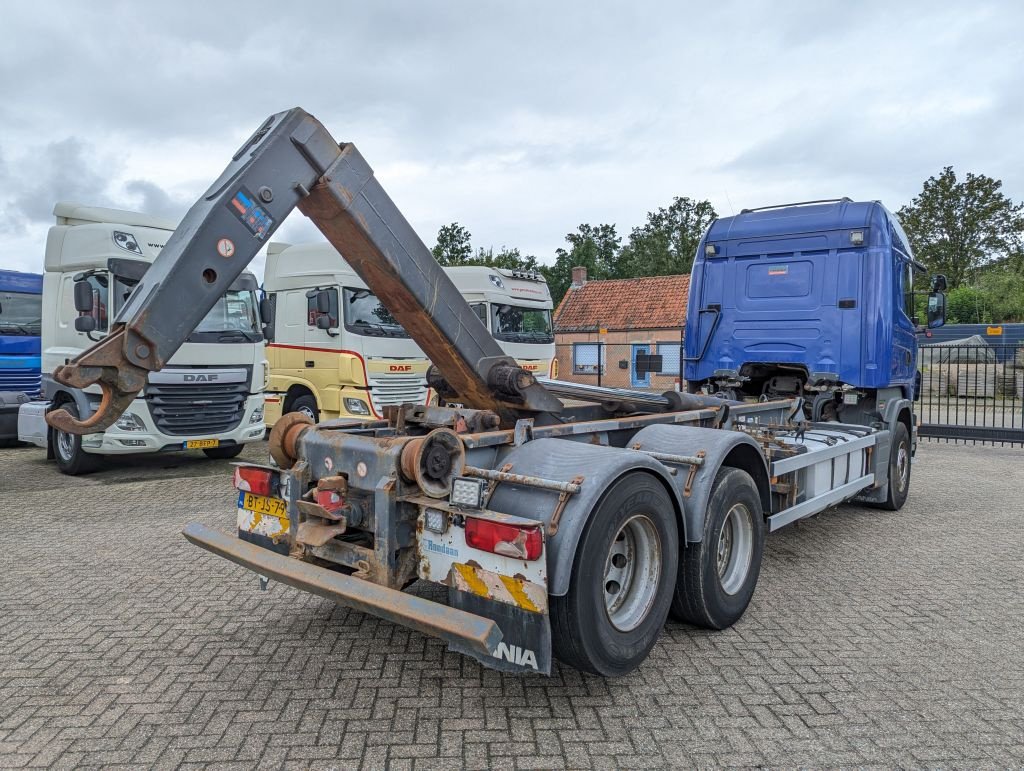 Abrollcontainer Türe ait Scania R420 6x2 Highline Euro4 - Handgeschakeld - Haakarm 25T - Lift-as, Gebrauchtmaschine içinde Oud Gastel (resim 3)