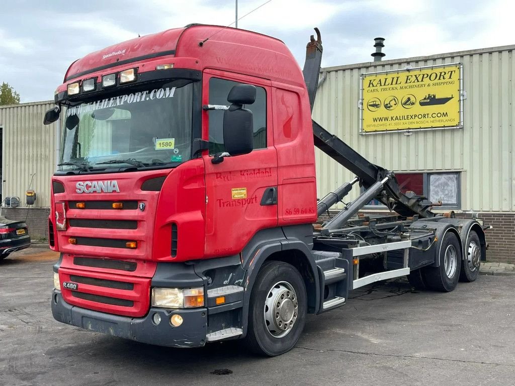 Abrollcontainer del tipo Scania R480 Multi Lift 6x2 Manual Gearbox Airco Good Condition, Gebrauchtmaschine en 'S-Hertogenbosch (Imagen 1)