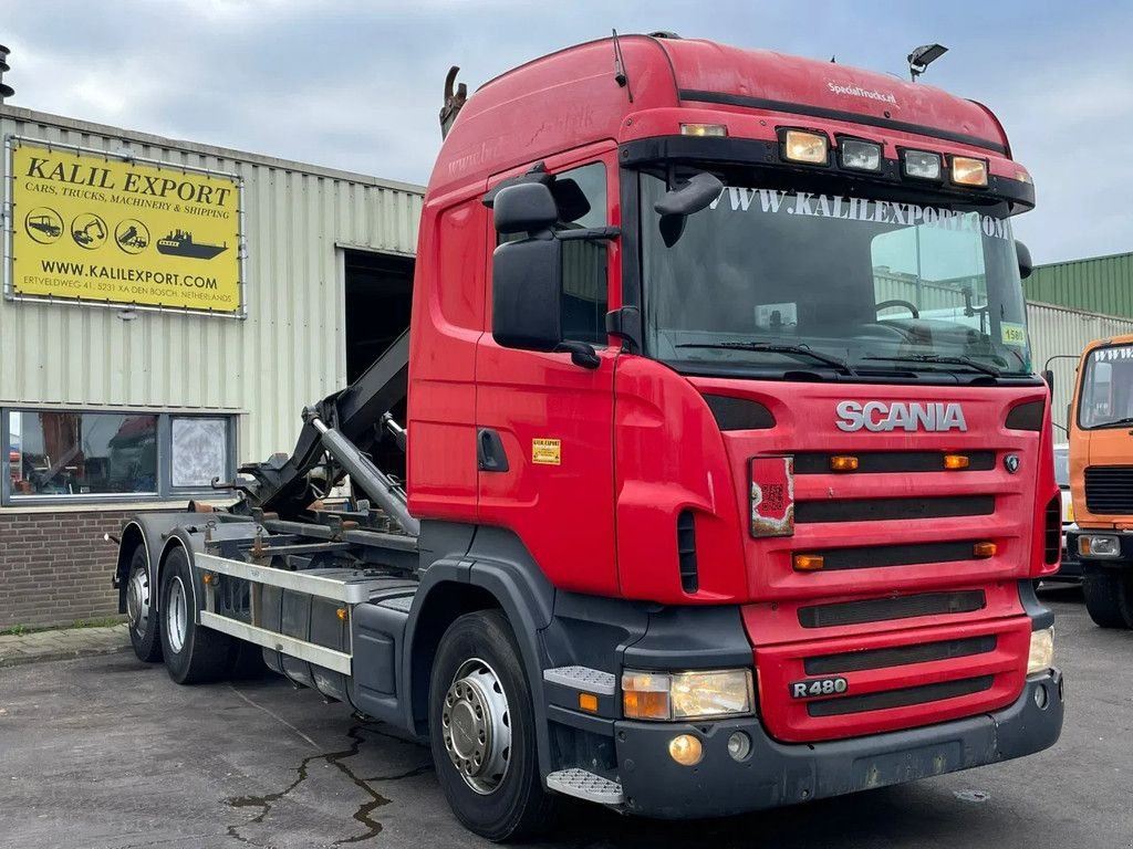 Abrollcontainer del tipo Scania R480 Multi Lift 6x2 Manual Gearbox Airco Good Condition, Gebrauchtmaschine en 'S-Hertogenbosch (Imagen 2)