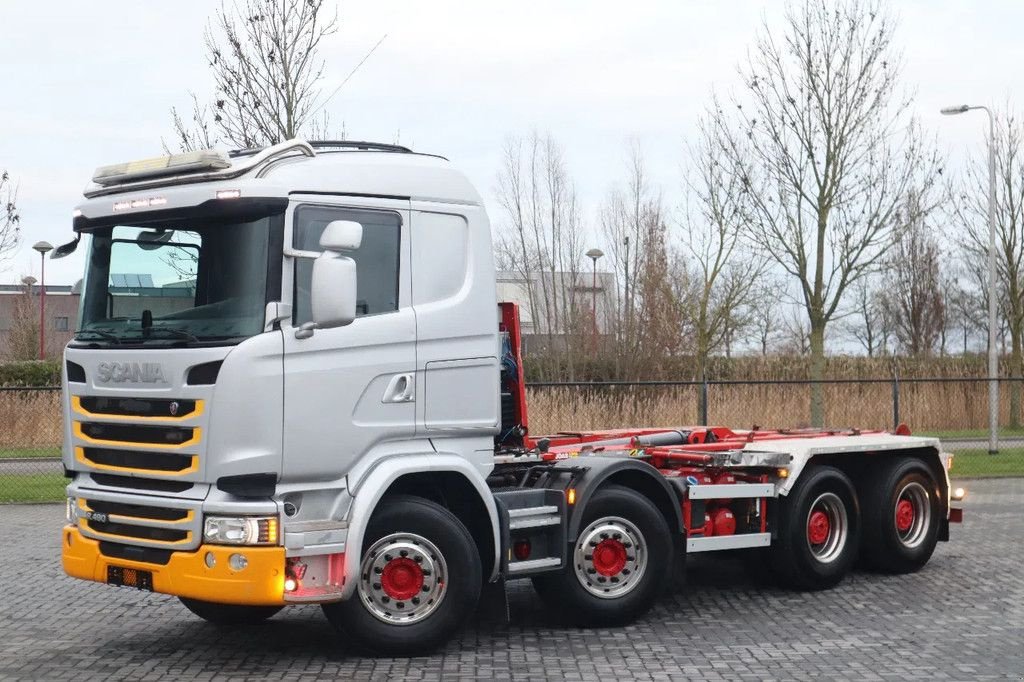 Abrollcontainer des Typs Scania R490 8X4 JOAB HOOK RETARDER BIG AXLES INCL CONTAINER, Gebrauchtmaschine in Marknesse (Bild 3)