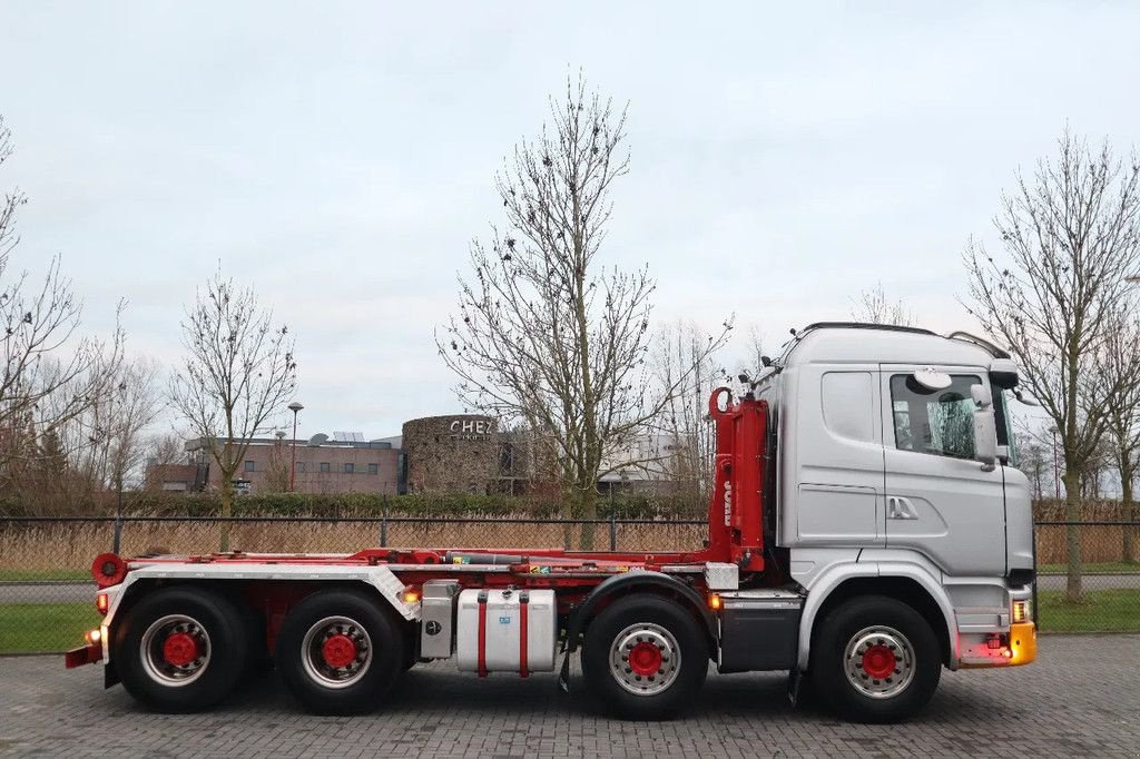 Abrollcontainer des Typs Scania R490 8X4 JOAB HOOK RETARDER BIG AXLES INCL CONTAINER, Gebrauchtmaschine in Marknesse (Bild 7)