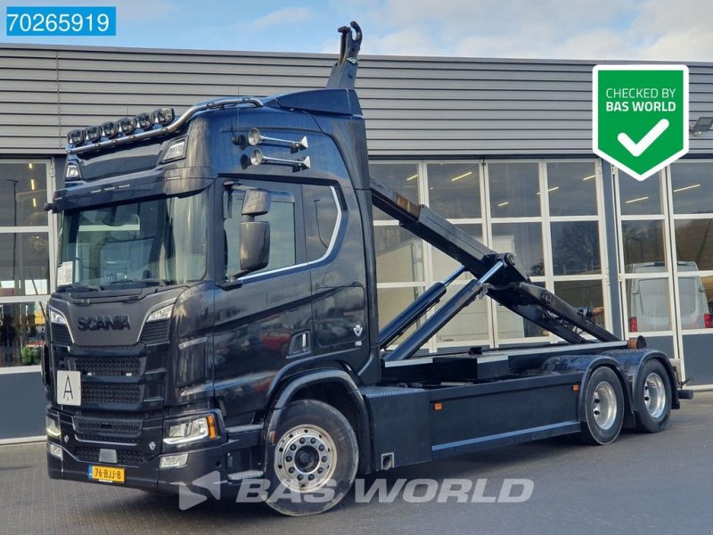 Abrollcontainer des Typs Scania R520 6X2 NL-Truck V8 Retarder VDL 21t Haak Euro 6, Gebrauchtmaschine in Veghel (Bild 1)