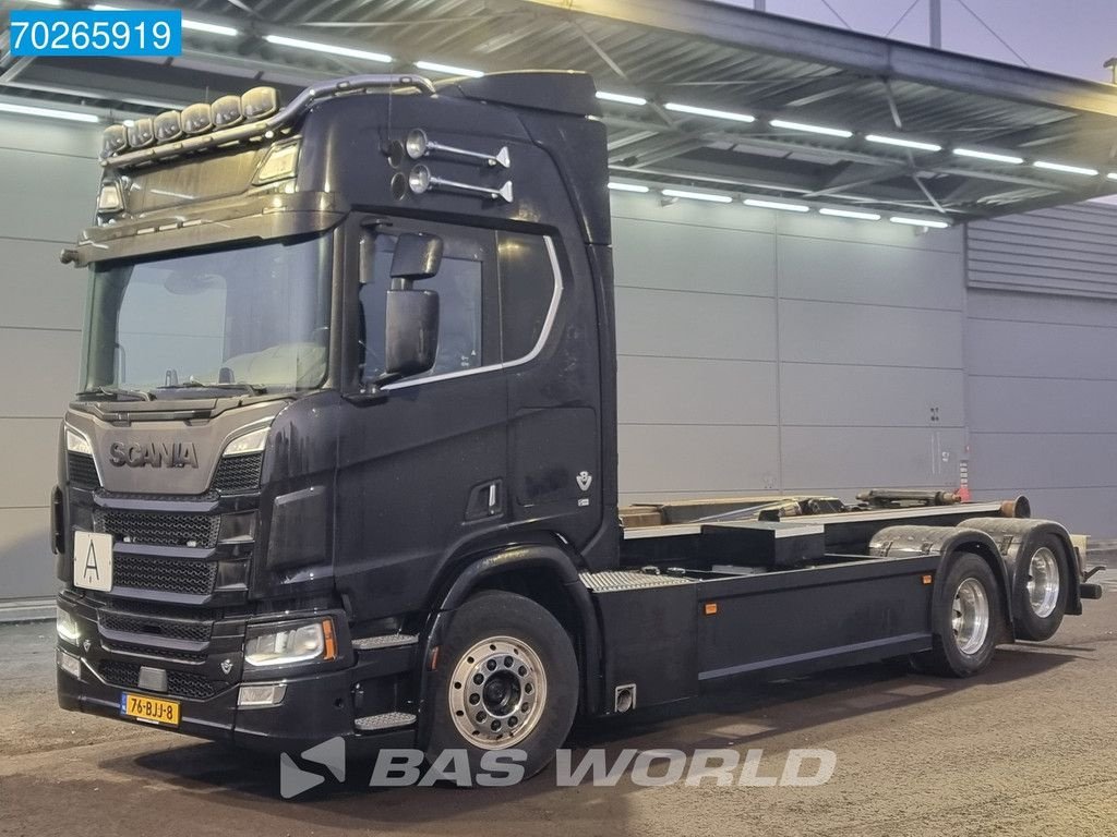 Abrollcontainer Türe ait Scania R520 6X2 NL-Truck V8 Retarder VDL 21t Haak Euro 6, Gebrauchtmaschine içinde Veghel (resim 8)