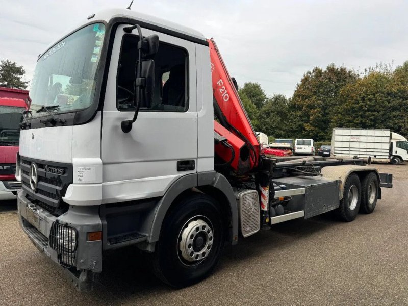 Abrollcontainer tip Sonstige Mercedes Benz Actros 2636 **6X4-BELGIAN TRUCK-FASSI F210 + RADIOSTEERING**, Gebrauchtmaschine in Kessel (Poză 1)