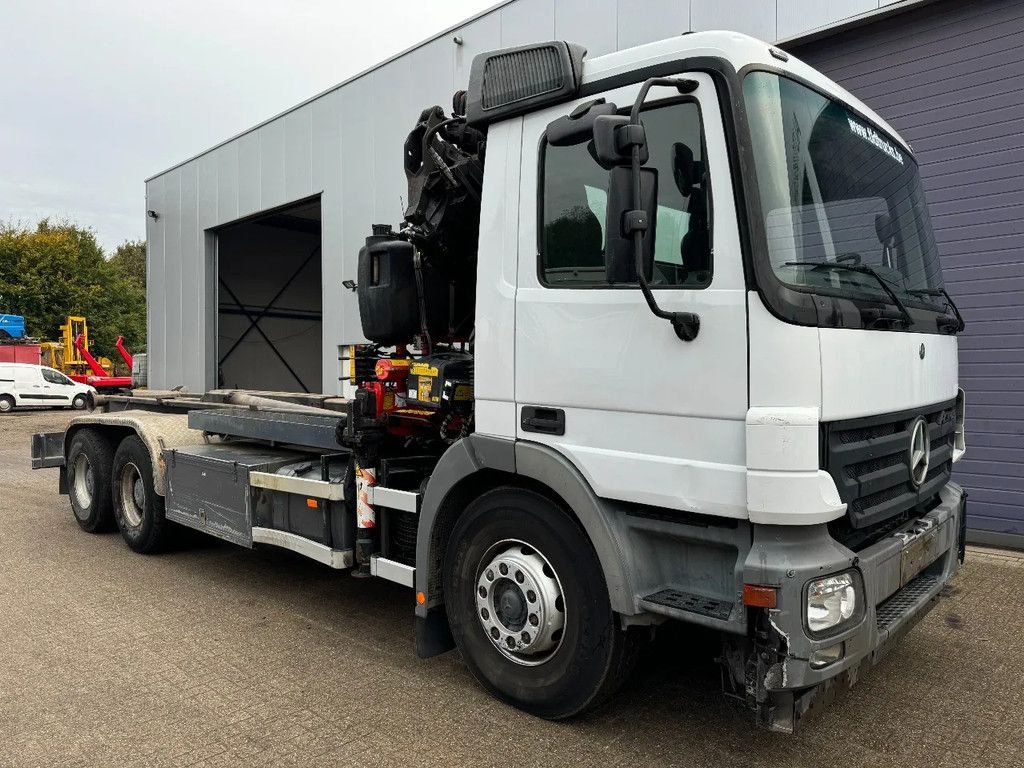 Abrollcontainer del tipo Sonstige Mercedes Benz Actros 2636 **6X4-BELGIAN TRUCK-FASSI F210 + RADIOSTEERING**, Gebrauchtmaschine In Kessel (Immagine 3)