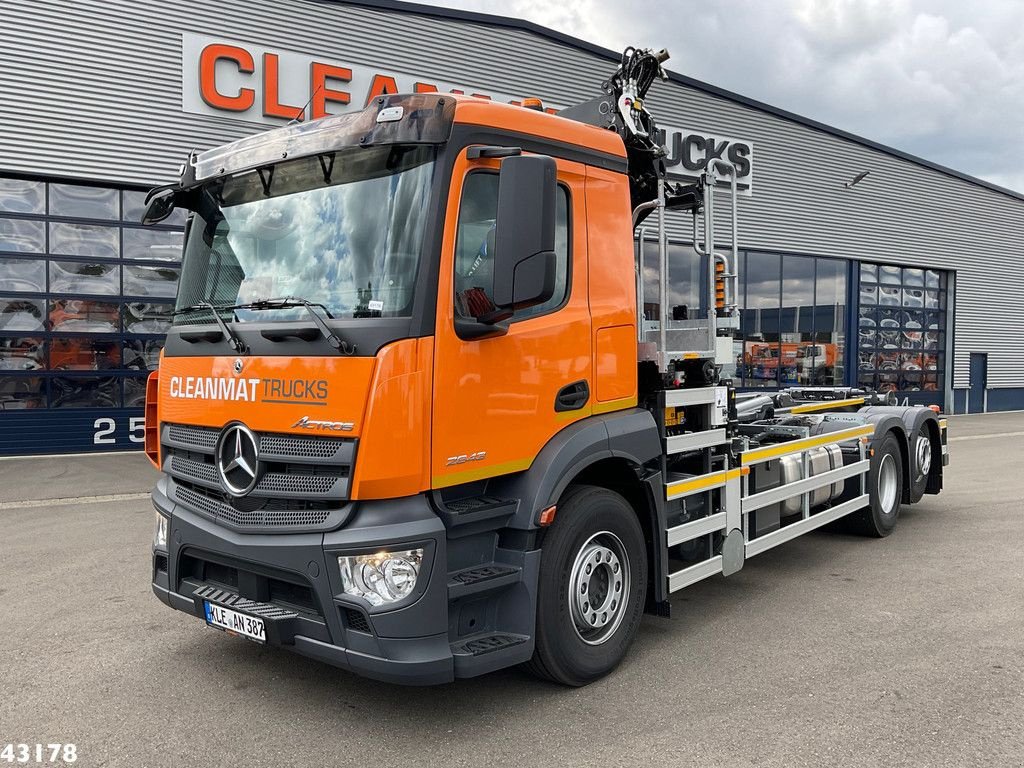 Abrollcontainer van het type Sonstige Mercedes Benz Actros 2643 Euro 6 HMF 23 Tonmeter laadkraan, Gebrauchtmaschine in ANDELST (Foto 7)