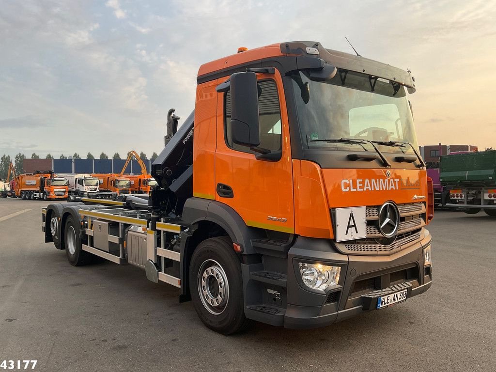 Abrollcontainer del tipo Sonstige Mercedes Benz Actros 2643 Euro 6 HMF 23 Tonmeter laadkraan, Gebrauchtmaschine In ANDELST (Immagine 3)