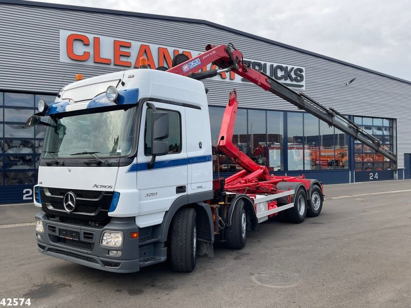 Abrollcontainer du type Sonstige Mercedes Benz Actros 3251 V8 8x2 HMF 26 Tonmeter laadkraan bouwjaar 2014!, Gebrauchtmaschine en ANDELST (Photo 1)