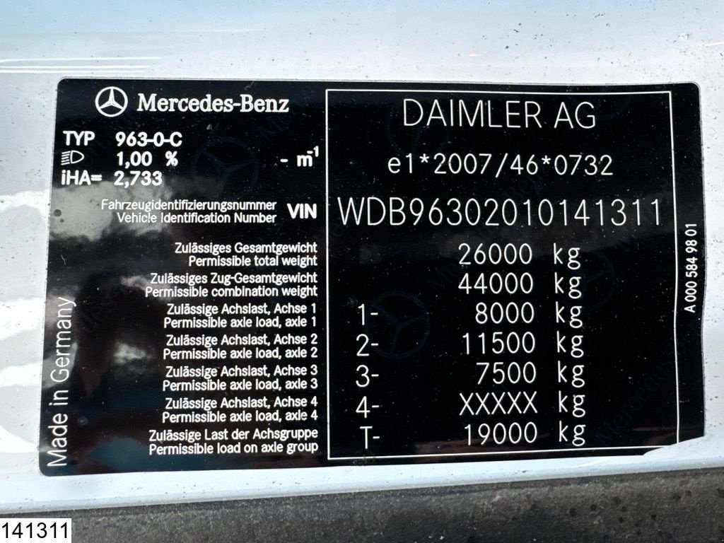 Abrollcontainer des Typs Sonstige Mercedes Benz Antos 2543 6x4, EURO 6, Palfinger, Retarder, Gebrauchtmaschine in Ede (Bild 7)