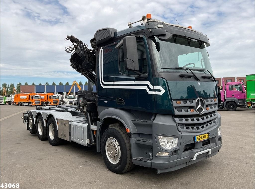 Abrollcontainer Türe ait Sonstige Mercedes Benz Arocs 3251 8x4 Euro 6 Hiab 28 Tonmeter laadkraan, Gebrauchtmaschine içinde ANDELST (resim 3)