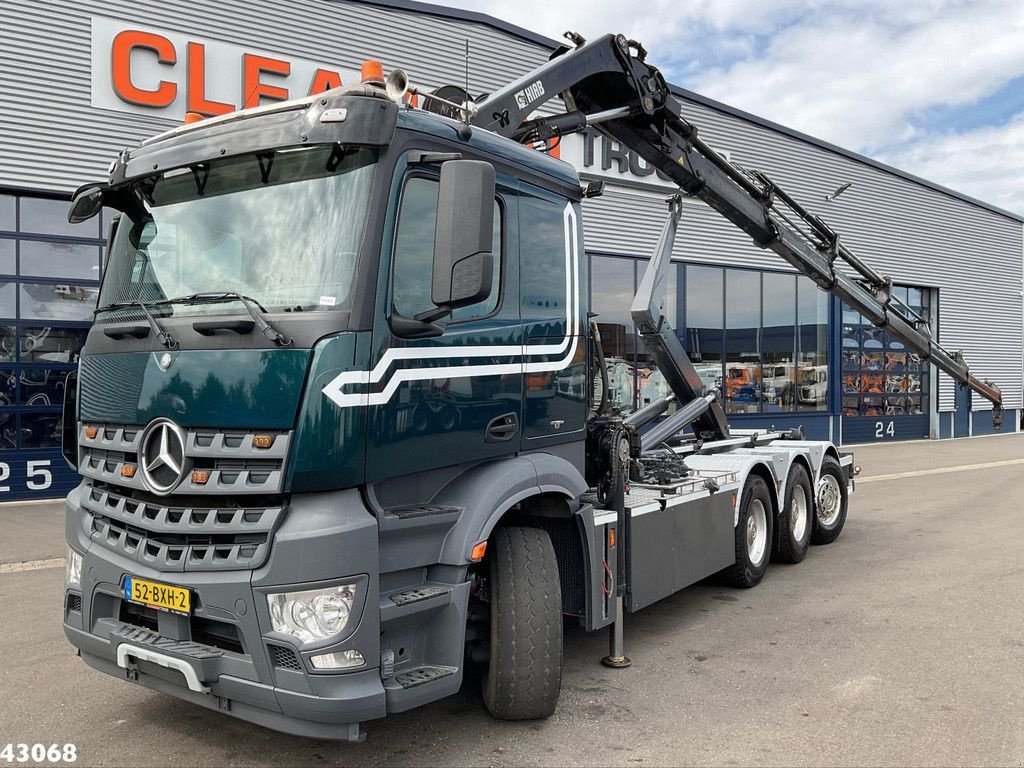 Abrollcontainer of the type Sonstige Mercedes Benz Arocs 3251 8x4 Euro 6 Hiab 28 Tonmeter laadkraan, Gebrauchtmaschine in ANDELST (Picture 1)