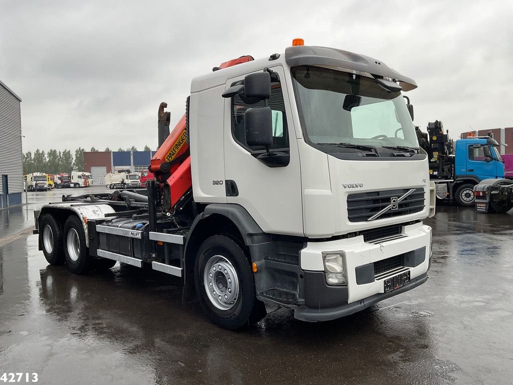 Abrollcontainer Türe ait Volvo FE 320 6x4 Palfinger 12 Tonmeter laadkraan, Gebrauchtmaschine içinde ANDELST (resim 4)