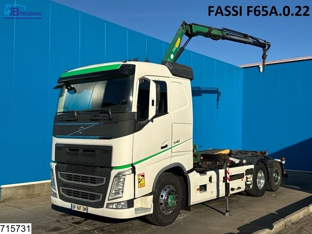 Abrollcontainer del tipo Volvo FH 540 6x2, EURO 6, Fassi, Dalby, Hydraulic, Gebrauchtmaschine In Ede (Immagine 1)