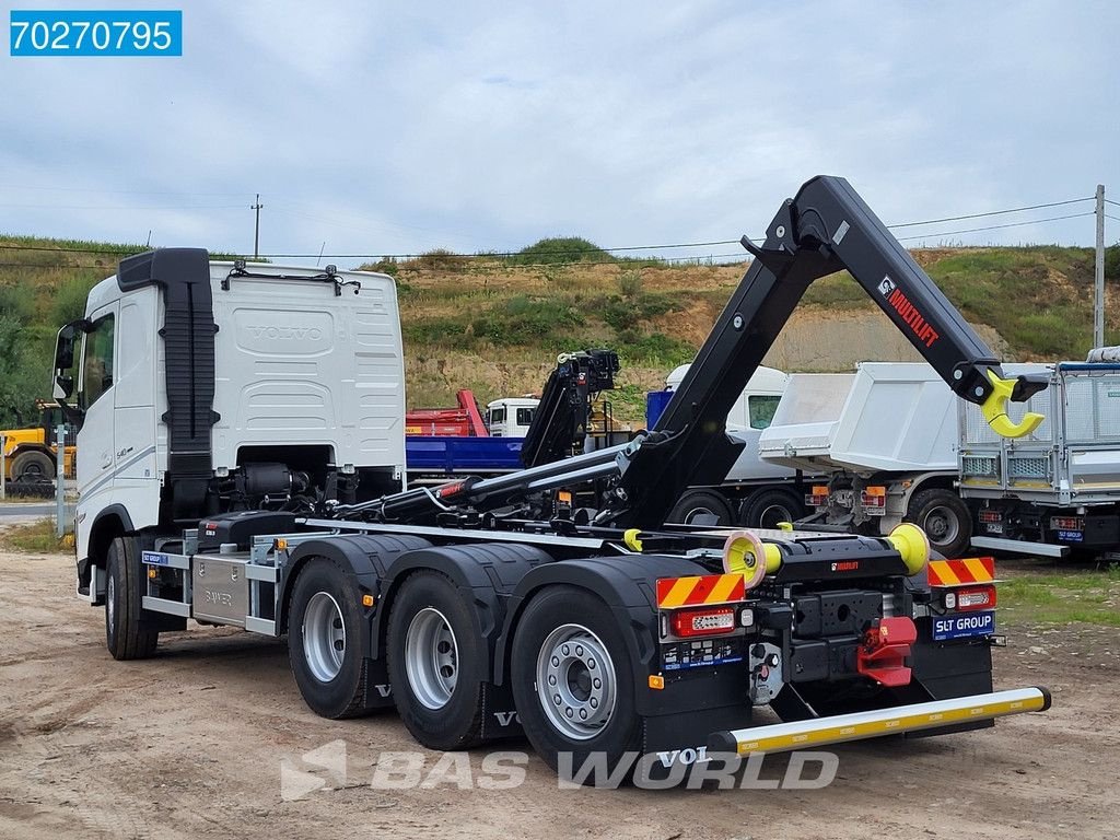 Abrollcontainer des Typs Volvo FH 540 8X4 24 tons Hiab Multilift Lift-Lenkasche Retarder Euro 6, Neumaschine in Veghel (Bild 8)