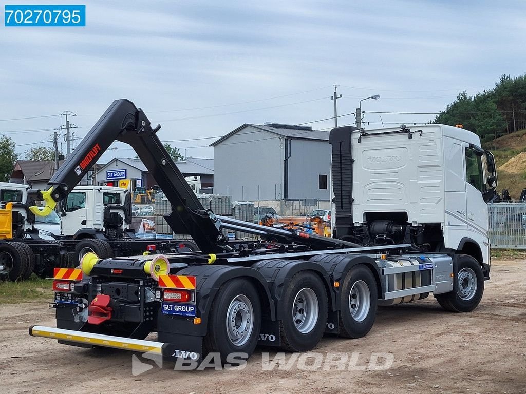 Abrollcontainer des Typs Volvo FH 540 8X4 24 tons Hiab Multilift Lift-Lenkasche Retarder Euro 6, Neumaschine in Veghel (Bild 10)