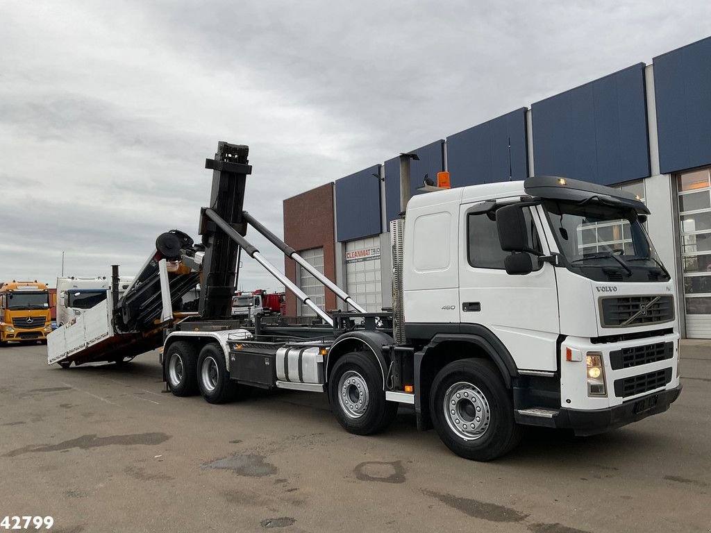 Abrollcontainer du type Volvo FM 12 460 8X4 haakarmsysteem inclusief container met Hiab 28 Ton, Gebrauchtmaschine en ANDELST (Photo 10)