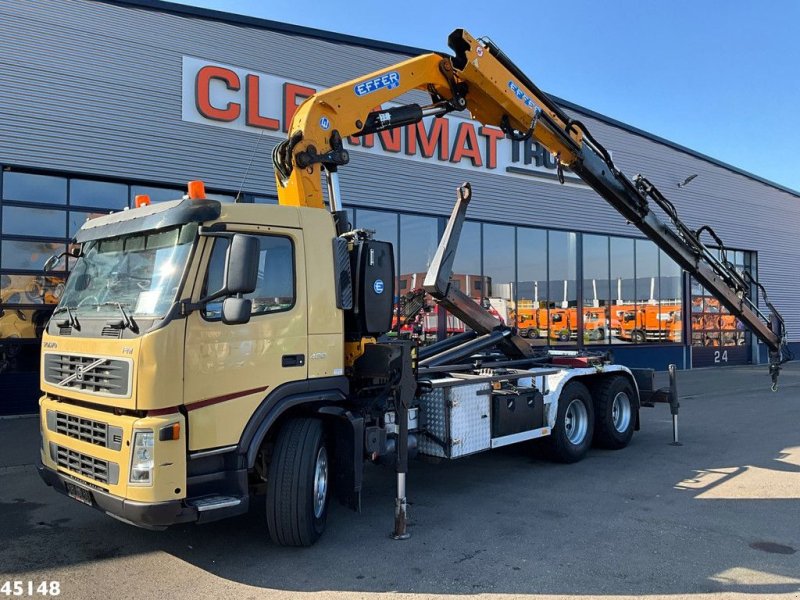 Abrollcontainer typu Volvo FM 400 6x4 Effer 30 Tonmeter laadkraan, Gebrauchtmaschine w ANDELST (Zdjęcie 1)