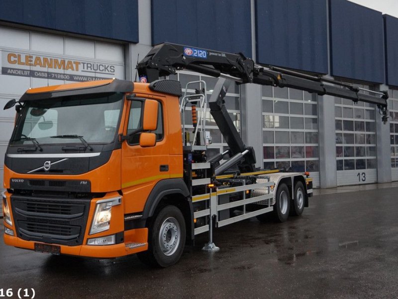 Abrollcontainer des Typs Volvo FM 410 HMF 21 Tonmeter laadkraan, Gebrauchtmaschine in ANDELST