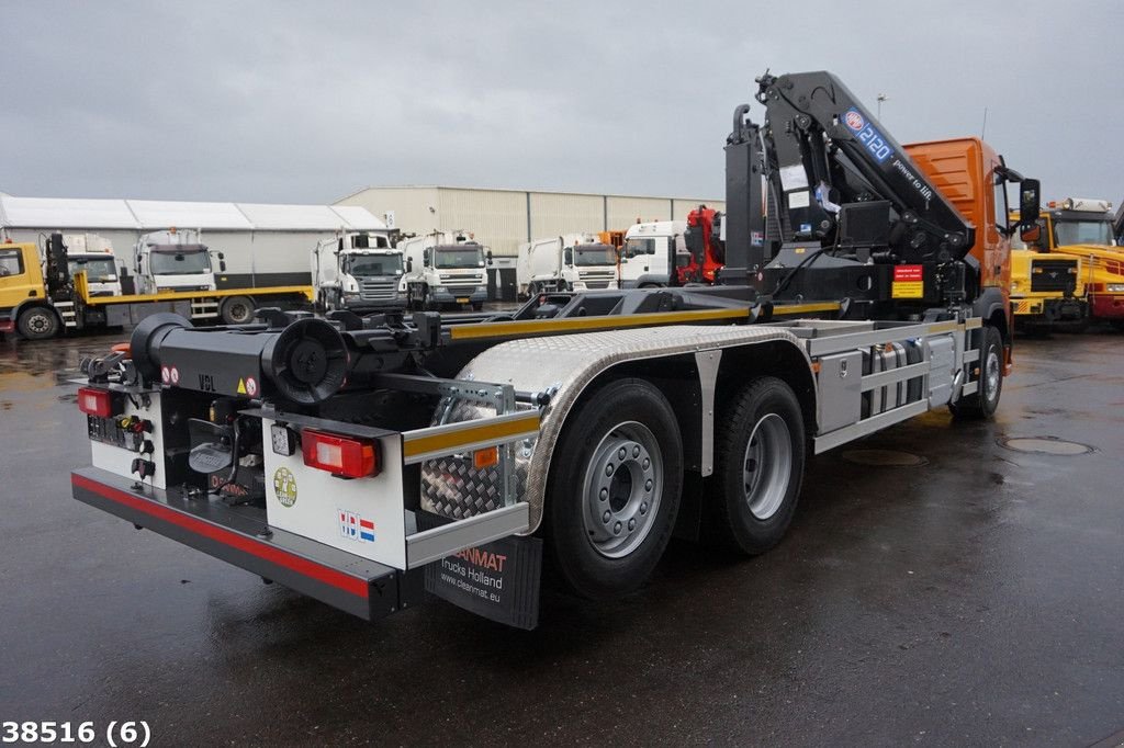 Abrollcontainer du type Volvo FM 410 HMF 21 Tonmeter laadkraan, Gebrauchtmaschine en ANDELST (Photo 4)